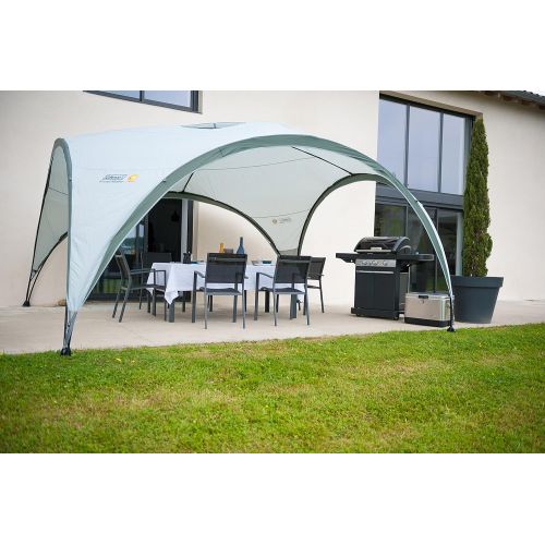 콜맨 콜맨Coleman Gazebo Event Shelter for Festivals, Garden and Camping, Sturdy Steel Poles Construction, Large Event Tent, Portable Sun shelter with Sun Protection SPF 50+