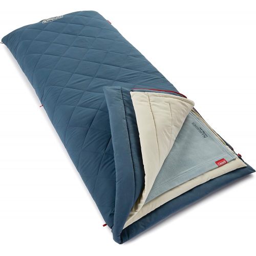 콜맨 콜맨Coleman All-Weather Multi-Layer Sleeping Bag, Blue