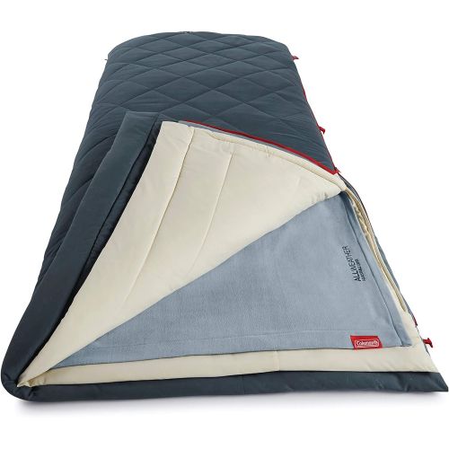 콜맨 콜맨Coleman All-Weather Multi-Layer Sleeping Bag, Blue