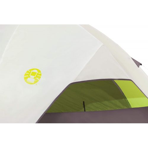 콜맨 콜맨Coleman Steel Creek Fast Pitch Dome Tent with Screen Room, 6-Person