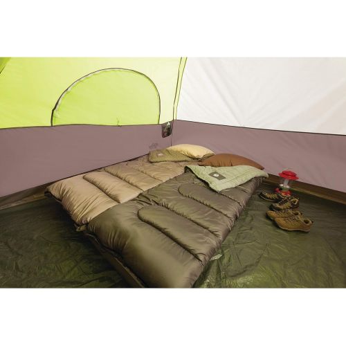 콜맨 콜맨Coleman Steel Creek Fast Pitch Dome Tent with Screen Room, 6-Person