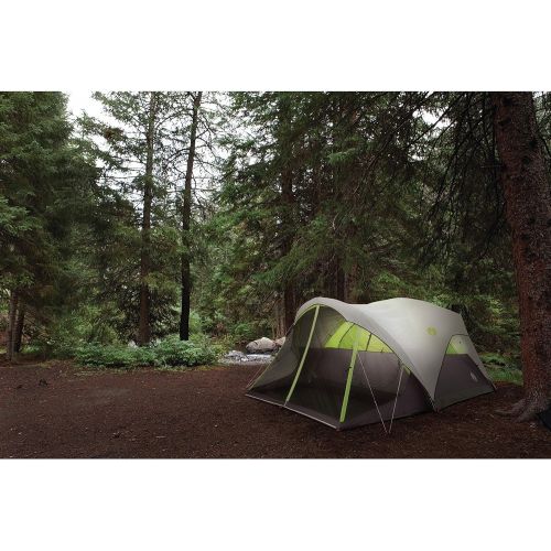 콜맨 콜맨Coleman Steel Creek Fast Pitch Dome Tent with Screen Room, 6-Person