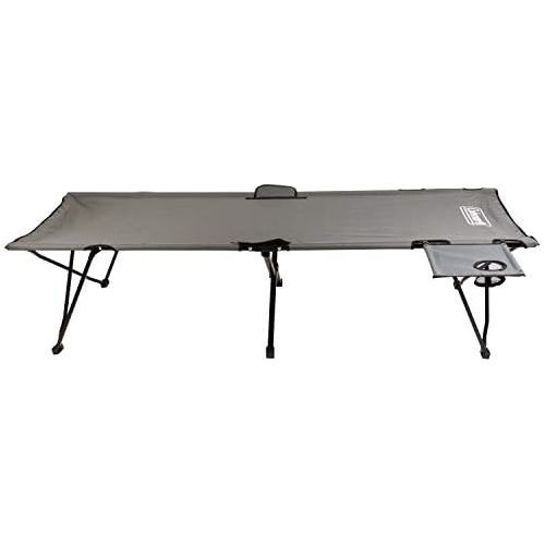 콜맨 콜맨Coleman Camping Cot with Side Table | Pack Away Folding Cot with Table and Cup Holder