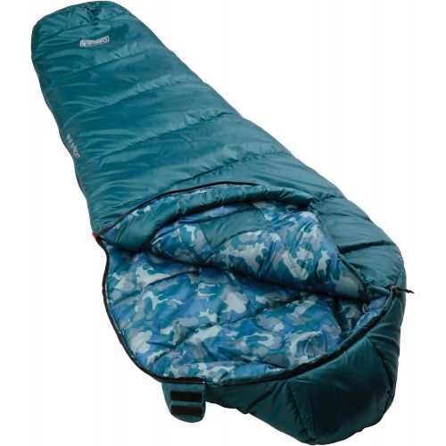 콜맨 콜맨Coleman Kids 30 Degree Sleeping Bag, Blue Bandit