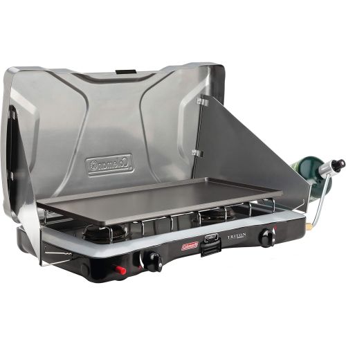 콜맨 콜맨Coleman Gas Camping Stove | Triton+ Propane Stove, 2 Burner