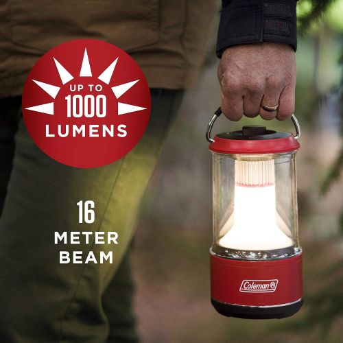 콜맨 콜맨Coleman 1000 Lumens LED Lantern with BatteryGuard, Green