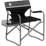 콜맨Coleman Camping Chair with Side Table | Aluminum Outdoor Chair with Flip Up Table