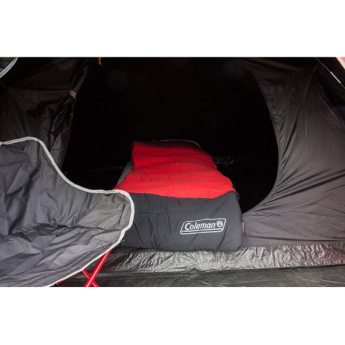콜맨 Coleman Tent The Blackout, Festival Camping Tent with Blackout Bedroom Technology, Festival Essential, Dome Tent, 100% Waterproof with Sewn in groundsheet