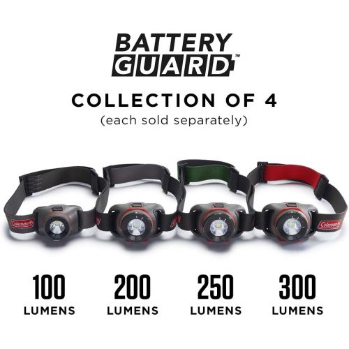 콜맨 Coleman Lumens LED Headlamp with BatteryGuard