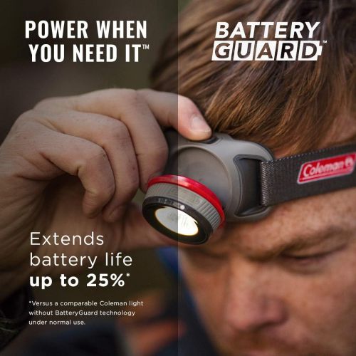 콜맨 Coleman Lumens LED Headlamp with BatteryGuard