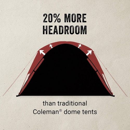 콜맨 Coleman Camping Tent Skydome Tent with Full Fly Vestibule