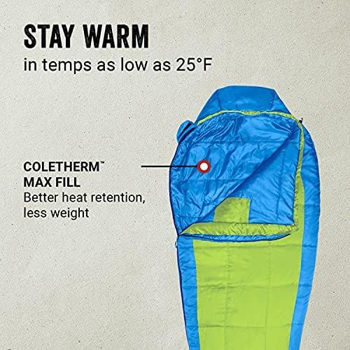 콜맨 Coleman Sleeping Bag Kompact 25°F Mummy Sleeping Bag