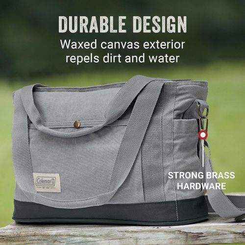 콜맨 Coleman Backroads Series Cooler Bag, Soft Sided Cooler, Leakproof Insulated Soft Cooler, Lunch Bag, Beach Cooler Bag, Camping Cooler, Picnic Cooler Bag