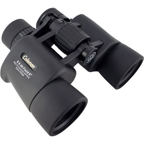콜맨 Coleman Signature Multi-Coated 8x40 Waterproof Binoculars with Carrying Case and Neck Strap