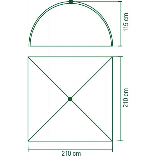 콜맨 Coleman Weatherproof Instant Tourer Unisex Outdoor Dome Tent