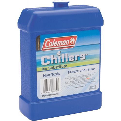 콜맨 Coleman Company Chillers Large Ice Substitute Hard Packs, Blue