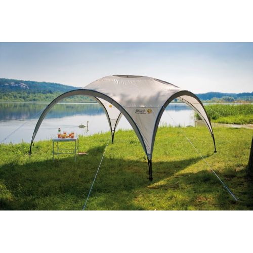 콜맨 Coleman Gazebo Event Shelter for Festivals, Garden and Camping, Sturdy Steel Poles Construction, Large Event Tent, Portable Sun shelter with Sun Protection SPF 50+