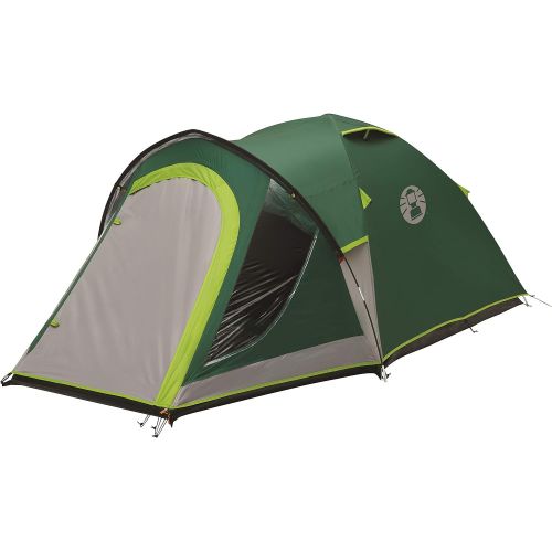 콜맨 Coleman Tent Kobuk Valley 3/4 Plus,3/4 Man Tent Blackout Bedroom Technology, Festival Essential, 1 Bedroom Family Dome Tent, 100% Waterproof Camping Tent Sewn in groundsheet