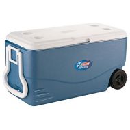 Coleman 100 Quart XTREME 5 Day Cooler with Wheels and Handle, Extra ThermoZone Insulated that Holds Cold Longer for Wine and Water Drinks, Ideal for Party Grocery and Camping, CFCs
