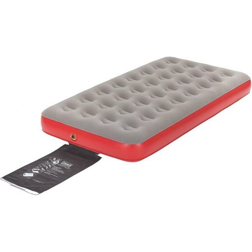 콜맨 Coleman QuickBed Single High Airbed Twin - Gray/Red