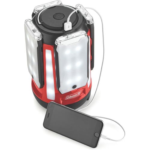 콜맨 Coleman Quad Pro 800l LED Lantern, Red
