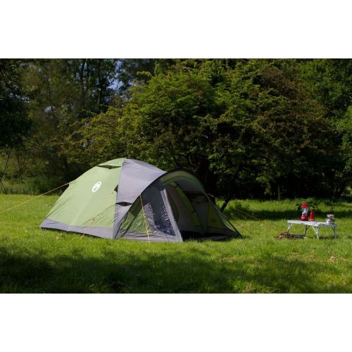 콜맨 Coleman Tent Darwin, Compact Dome Tent, also Ideal for Camping in the Garden, Lightweight Camping and Hiking Tent, 100 Percent Waterproof HH 3000 mm, Sewn-in Groundsheet
