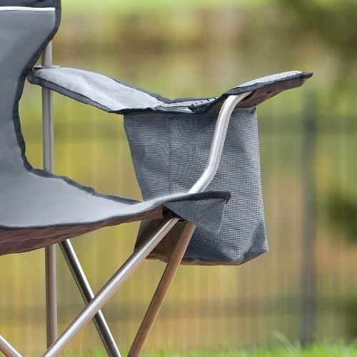 콜맨 Coleman Oversized Black Camping Lawn Chairs + Cooler, 2-Pack 2000020256