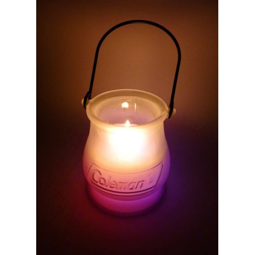 콜맨 Coleman Color Changing LED Candle - Citronella Candle, Outdoor Candle - 8 oz (Boxed)