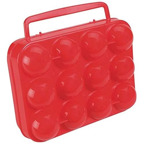 콜맨 Coleman Company 12 Count Egg Container, Red