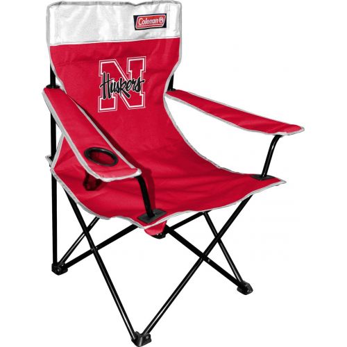 콜맨 NCAA Nebraska Cornhuskers Coleman Folding Chair With Carrying Case