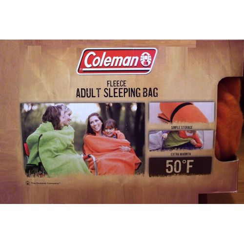 콜맨 Coleman Fleece Adult Sleeping Bag