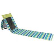 Coleman Low Recline Beach Ground Mat, Built-in 8 Can Cooler, Weight Capacity 250 LB, 2000019268