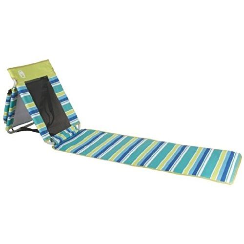 콜맨 Coleman Low Recline Beach Ground Mat, Built-in 8 Can Cooler, Weight Capacity 250 LB, 2000019268