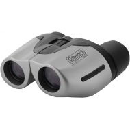 Coleman 10-40x21 Compact Weather Resistant Porro Prism Zoom Binoculars, Silver (CZ104021)