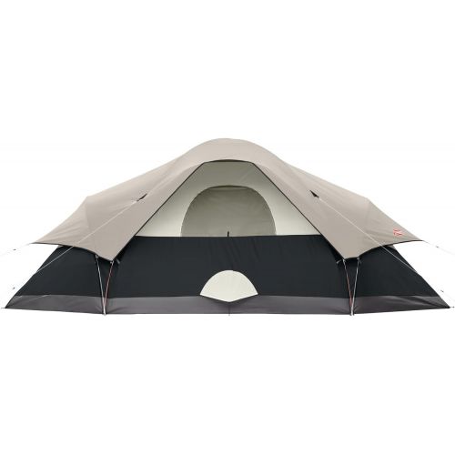 콜맨 Coleman 8-Person Tent for Camping Red Canyon Car Camping Tent