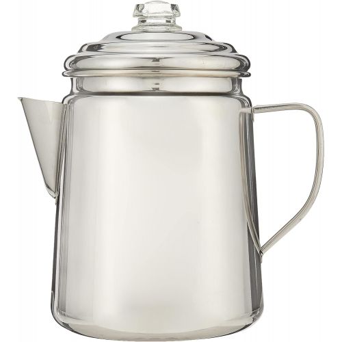 콜맨 Coleman 12-Cup Stainless Steel Coffee Percolator