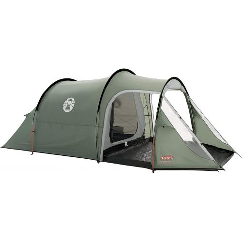 콜맨 Coleman Tent Coastline 3 Plus, Compact 3 Man Tent, also Ideal for Camping in the Garden, 3 Person Tunnel Tent, Light Trekking and Camping Tent with Awning, Waterproof