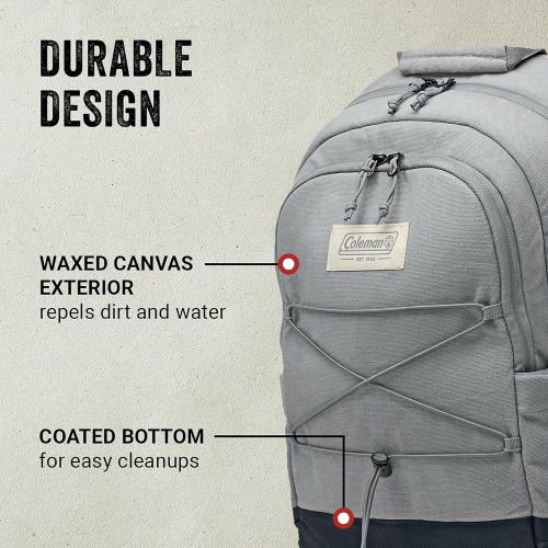 콜맨 Coleman Backroads Series Cooler Bag, Soft Sided Cooler, Leakproof Insulated Soft Cooler, Lunch Bag, Beach Cooler Bag, Camping Cooler, Picnic Cooler Bag