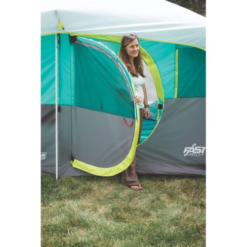 콜맨 Coleman Tenaya Lake Lighted Fast Pitch Cabin Tent