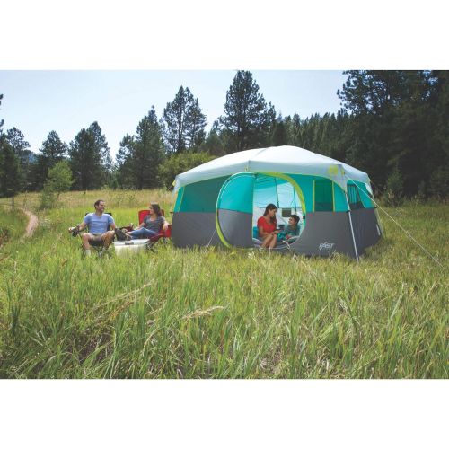 콜맨 Coleman Tenaya Lake Lighted Fast Pitch Cabin Tent