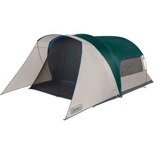 콜맨 Coleman Cabin Camping Tent with Weatherproof Screen Room