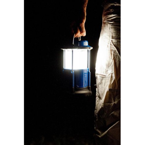 콜맨 Coleman Battery Lock Pack-Away Electric Lantern, One Size, Blue