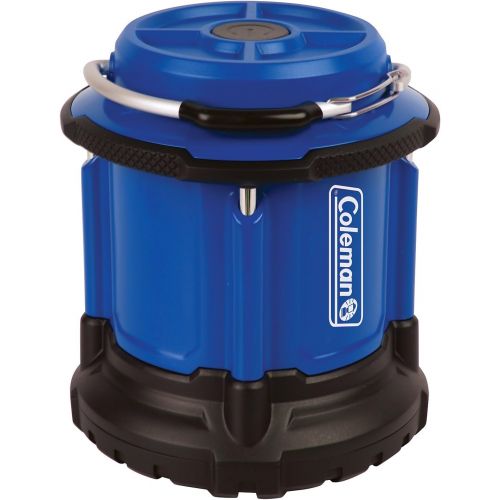 콜맨 Coleman Battery Lock Pack-Away Electric Lantern, One Size, Blue
