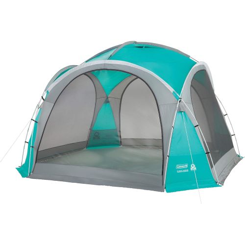 콜맨 Coleman Unisex_Adult Event Dome Pavillon stabiles Partyzelt mit Stahlgestang Sonnenschutz SPF 50 Plus Gazebo, Blue, XL - 4,5 x 4,5 m