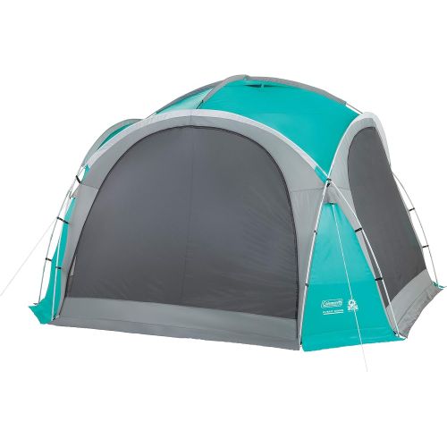 콜맨 Coleman Unisex_Adult Event Dome Pavillon stabiles Partyzelt mit Stahlgestang Sonnenschutz SPF 50 Plus Gazebo, Blue, XL - 4,5 x 4,5 m