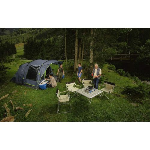 콜맨 Coleman Tent Vail 6, Family Tent for 6 Persons, Large Camping Tent with 3 Extra Large Sleeping compartments and Vestibule, Quick to Set up, Waterproof WS 4,000 mm