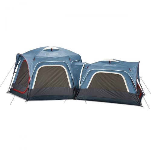 콜맨 Coleman 6-Person Connectable Tent | Connecting Tent System with Fast Pitch Setup, Blue