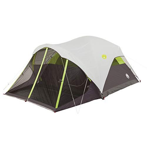 콜맨 Coleman Steel Creek Fast Pitch Dome Tent with Screen Room, 6-Person