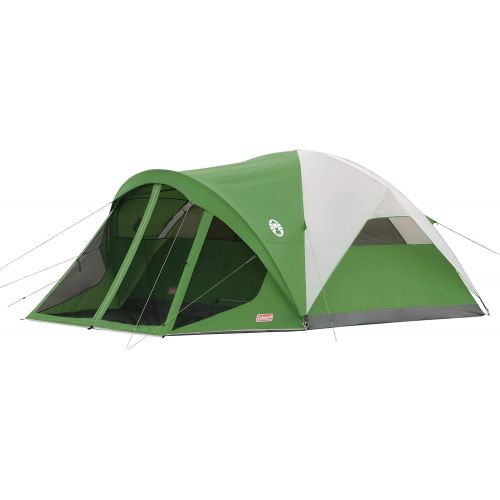 콜맨 Coleman Dome Tent with Screen Room | Evanston Camping Tent with Screened-In Porch