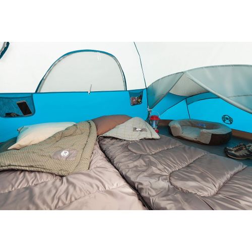 콜맨 Coleman Juniper Lake Instant Dome Tent with Annex, 4-Person